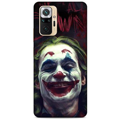 Xiaomi Redmi Note 10 Pro Uyumlu Kılıf Joker (16) Kalın Kılıf Siyah Kırmızı