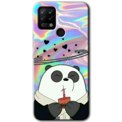 Potkal Hediye Fabrikası Tecno Pova Kılıf HD Desen Baskılı Arka Kapak - Milkshake Panda