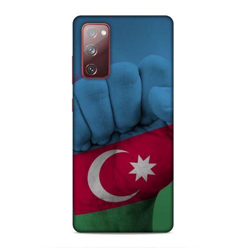 Samsung Galaxy S20 Fe Uyumlu Kılıf Azarbaijan (19) Kılıfları Yumruk Bayrak
