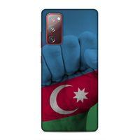 Samsung Galaxy S20 Fe Uyumlu Kılıf Azarbaijan (19) Kılıfları Yumruk Bayrak