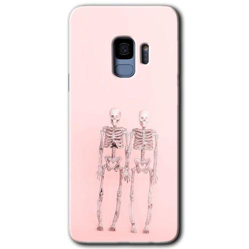 Galaxy S9 Kılıf HD Desen Baskılı Arka Kapak - Yaşayan Çift + Kırılmaz Cam