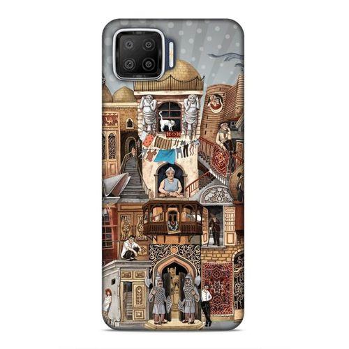 Oppo A73 Uyumlu Kılıf Azarbaijan (49) Ultra Silikon Kılıf Şehir Simgeleri