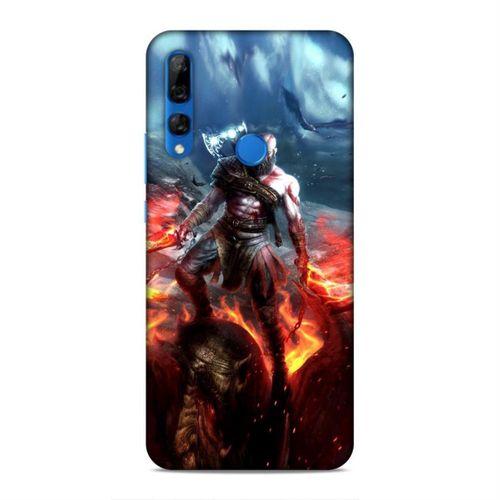 Huawei Y9 Prime 2019 Kılıf God Of War Arka Kapak Silikon Koruma Full Koruyucu