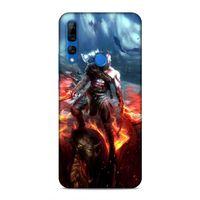 Huawei Y9 Prime 2019 Kılıf God Of War Arka Kapak Silikon Koruma Full Koruyucu