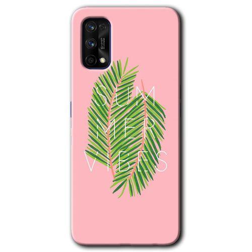 Realme 7 Pro Kılıf HD Desen Baskılı Arka Kapak + Temperli Cam - Summer Vibes