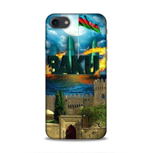 Apple Iphone 8 Uyumlu Kılıf Azarbaijan (50) Shockproof Kılıf Bakü Simgeler