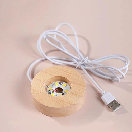 Ahşap Altlıklı Kalp Tasarımlı Cam Küre