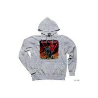 Iron Maiden Turk Gri Kapşonlu Sweatshirt Hoodie