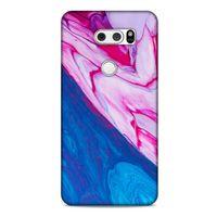 LG K50S Uyumlu Kılıf Pembe Delisi (14) Lansman Kılıf Mermer