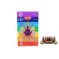 7 Chakras Back Flow Cones 10'lu
