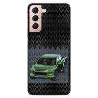 Lopard Samsung Galaxy S21 Uyumlu Kılıf PickUpX (18) Telefon Kılıfları Fosforlu Yeşil