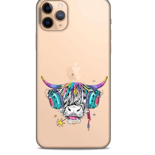 Zoologix (8) Apple Iphone 11 Pro Şeffaf Kılıf Silikon Desenli