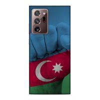 Samsung Galaxy Note 20 Ultra Uyumlu Kılıf Azarbaijan (19) Kılıfları Yumruk Bayrak