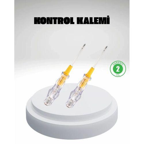 Elektrik Test Kalemi Neon Işıklı Nikel Kaplama 110-220v Dirençli