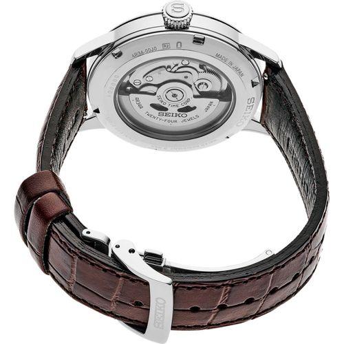 Seiko Presage SSK041J Otomatik Deri Kahverengi Krem Kadran 41 mm Erkek Kol Saati