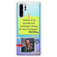 Huawei P30 Pro Kılıf Caps Walt Disney Arka Kapak Koruma Desenli Full Koruyucu