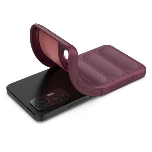 Xiaomi Mi 12 Lite Kılıf Optimum Silikon - Bordo