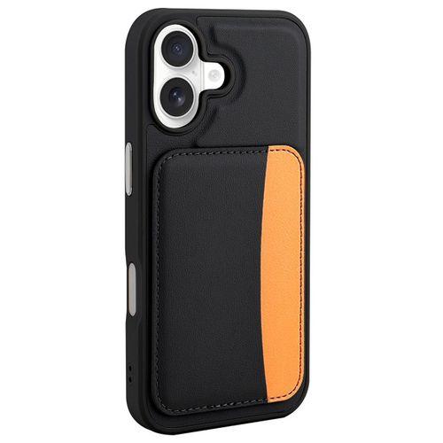 Apple iPhone 16 Kılıf Kartlıklı Zore X-Kart Silikon Kapak