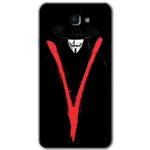 Samsung Galaxy J7 Prime 2 Kılıf HD Desen Baskılı Arka Kapak - V for
