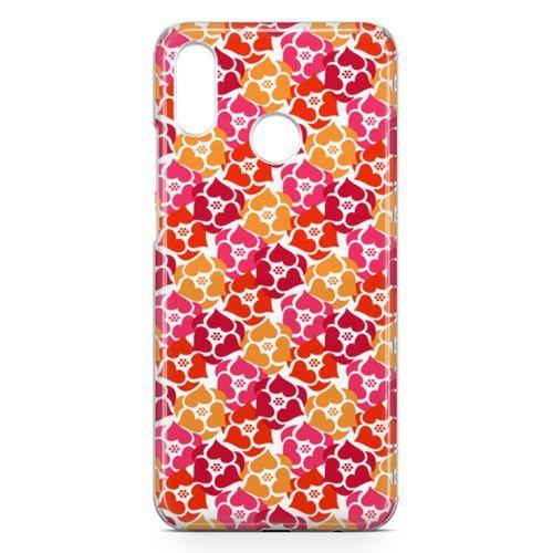 Huawei Nova 3e Kılıf Sevimli Kalpler Arka Kapak Koruma Desenli Full Koruyucu
