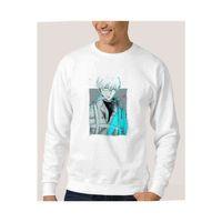 Anime Tokyo Ghoul Anteiku Baskılı Beyaz Erkek Sweatshirt