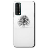 Huawei P Smart 2021 Kılıf HD Desen Baskılı Arka Kapak - Alone Tree