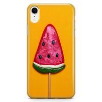 Apple iPhone XR Kılıf Karpuz Şekeri Arka Kapak Koruma Desenli Full Koruyucu