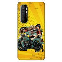 Xiaomi Mi Note 10 Lite Uyumlu Kılıf Motorsiklet (44) Tough Armor Kılıf Harley
