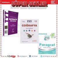 TYT Limit Coğrafya Karekök Matematik Palme Paragraf Soru Bankası 3 Kitap Set