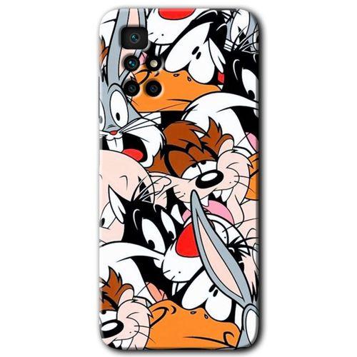 Redmi 10 Kılıf HD Desen Baskılı Arka Kapak - Karakterler + Kırılmaz Cam