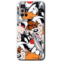 Redmi 10 Kılıf HD Desen Baskılı Arka Kapak - Karakterler + Kırılmaz Cam