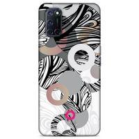 Lopard Oppo A92 Uyumlu Kılıf Soyut Sanat (42) Desenli Rugged Armor Kılıf