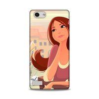 Oppo Rx17 Neo Kılıf Balkonda Hayaller Arka Kapak Silikon Koruma Full Koruyucu