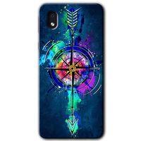 Galaxy A01 Core Kılıf HD Desen Baskılı Arka Kapak - Gizemli Pusula