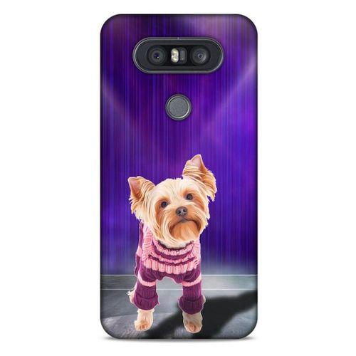 LG K41S - K51S Kılıf Köpek Kıyafetleri (13) Silikon Kap Yorkshire Terrier Kazak