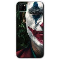 MRCİLETİSİM Huawei Y5P Kılıf HD Desen Baskılı Arka Kapak + Temperli Cam - Joker