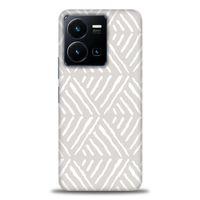 Xiaomi Redmi Note 12 5G Kılıf HD Baskılı Kılıf - Gri Mozaik + Tam Ekran Koruyucu