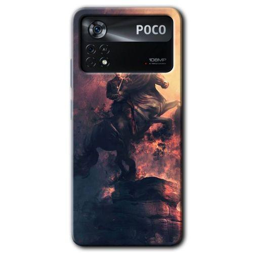 Xiaomi Poco x4 Pro HD Baskılı Kılıf + 9D Tam Ekran Koruyucu - Atatürk Portre