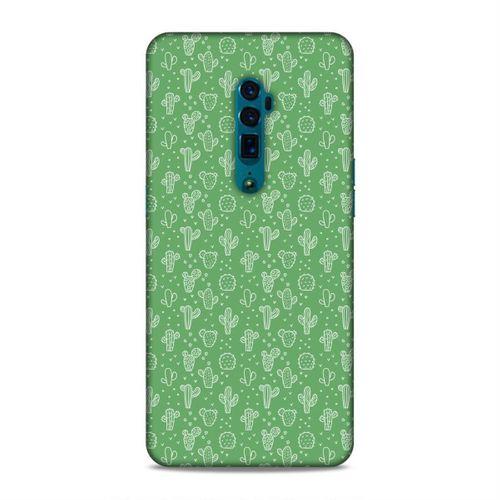 Oppo Reno 10x Zoom Kılıf Kaktus3 Arka Kapak Silikon Koruma Full Koruyucu