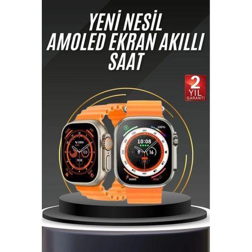 Akıllı Saat Android Ve İos Uyumlu 49 Mm Nfc Özelliği Gps Takibi Yeni Nesil