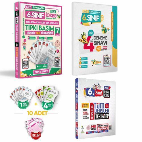 2026 6 Sınıf YENİ SİSTEM İOKBS BURSLULUK ALTIN PAKET Deneme Seti ve Çıkmış Soru Bankası Çözümlü
