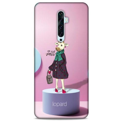 Oppo Reno 2z Kılıf FunnyMaX (8) Baskılı Kılıf Pembe Mavi