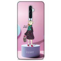 Oppo Reno 2z Kılıf FunnyMaX (8) Baskılı Kılıf Pembe Mavi