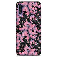 Samsung Galaxy A50s Kılıf Kelebek Etkisi (25) Antişok Kapak Mavi Sarı