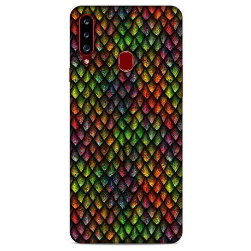 Samsung Galaxy A20s Kılıf Dragons (6) Silikon Kılıf Ejderha Skin Çok Renkli