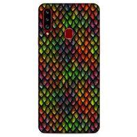 Samsung Galaxy A20s Kılıf Dragons (6) Silikon Kılıf Ejderha Skin Çok Renkli