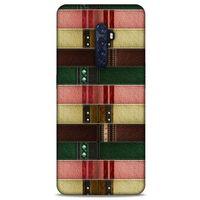 Oppo Reno 2 Kılıf Patchwork (41) Tank Kılıf Koyu Yeşil Pembe