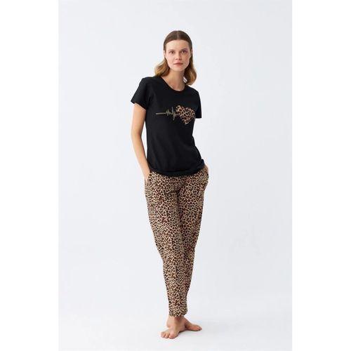 Kadın Penye Kısa Kol Pijama Takım 4128