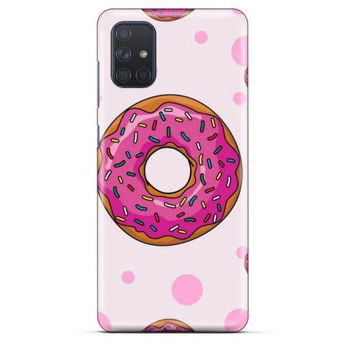 Samsung Galaxy M51 Uyumlu Kılıf Pembe Delisi (25) Antişok Kapak Donut