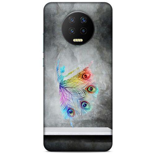 Lopard İnfinix Note 7 Uyumlu Kılıf Tüyler (38) Neo Hybrid Kılıf